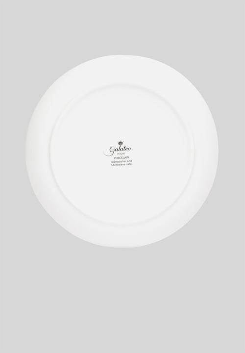Galateo - Super white coupe 12 pce dinner set - white 