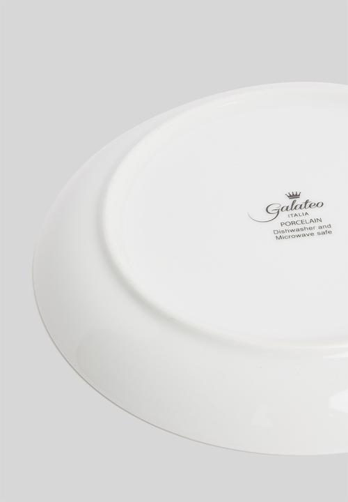 Galateo - Super white coupe 12 pce dinner set - white 