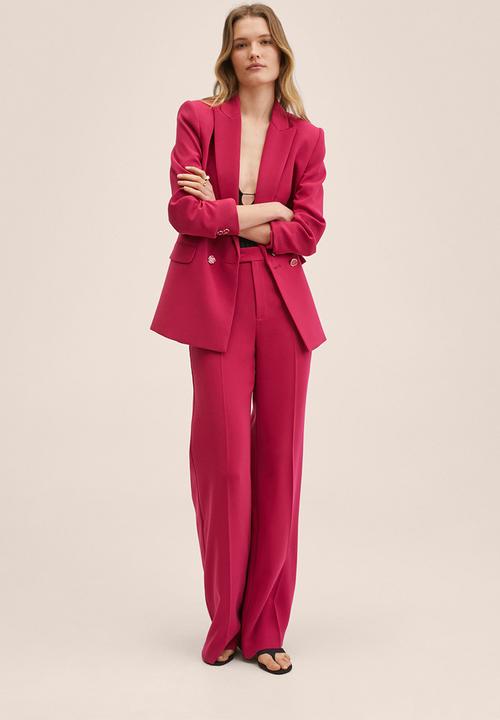 MANGO - Blazer iguana - bright pink