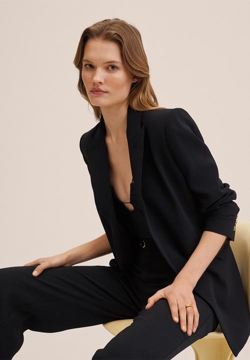 MANGO - Blazer iguana - black