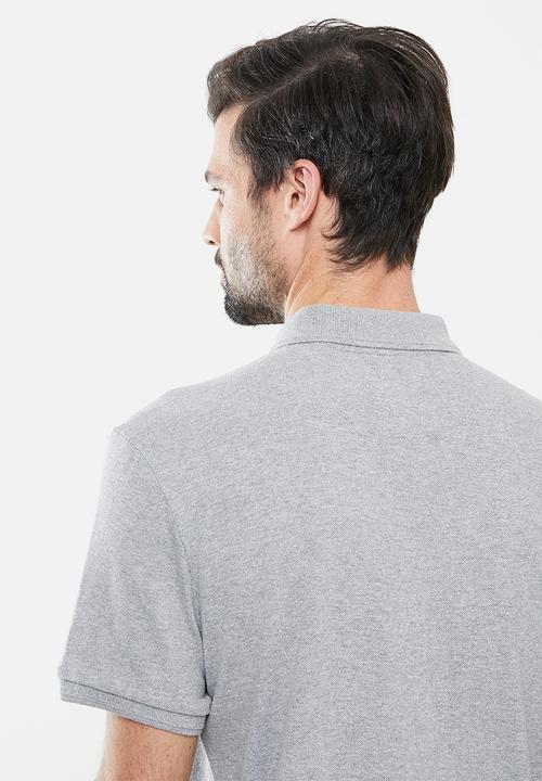 Original Penguin - Raised rib polo - rain heather