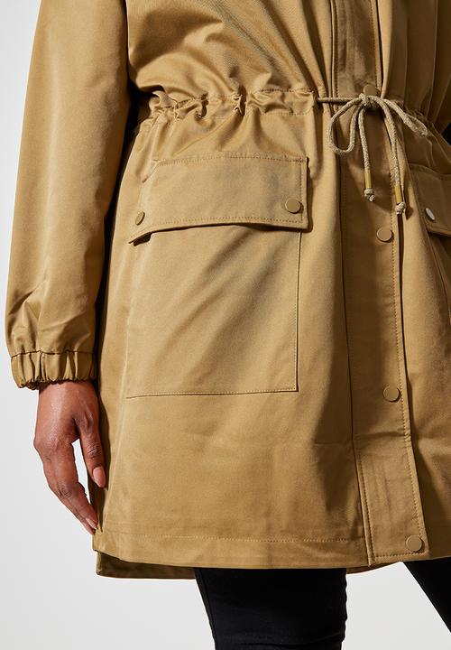 Superbalist - Water resistant parka - tan