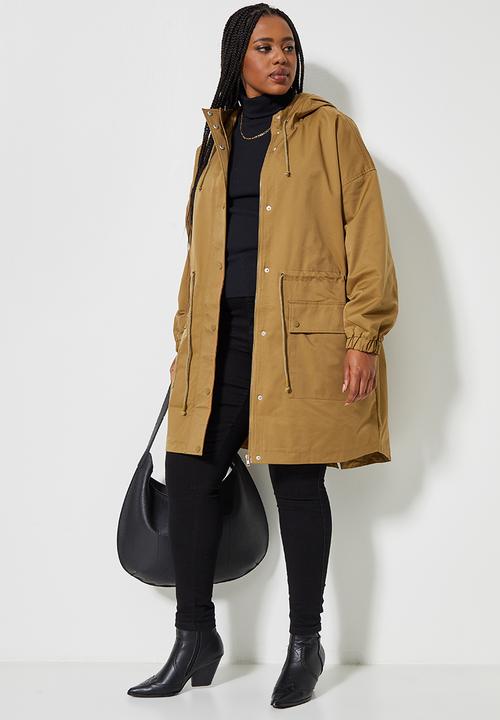 Superbalist - Water resistant parka - tan