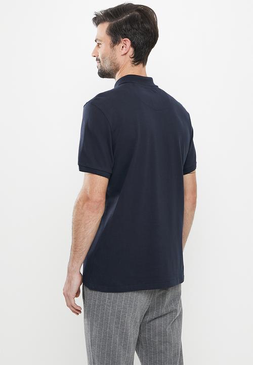 Original Penguin - Raised rib polo - dark sapphire