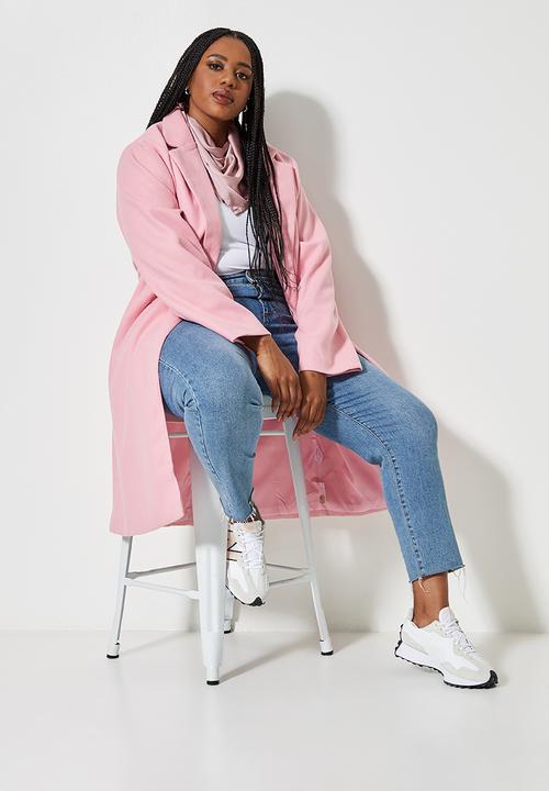 Superbalist - Midi blazer coat - pink