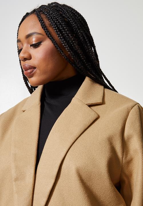 Superbalist - Midi blazer coat - camel