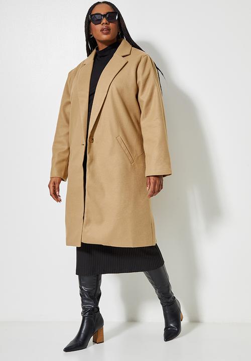 Superbalist - Midi blazer coat - camel