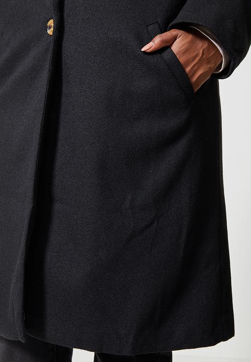 Superbalist - Midi blazer coat - black