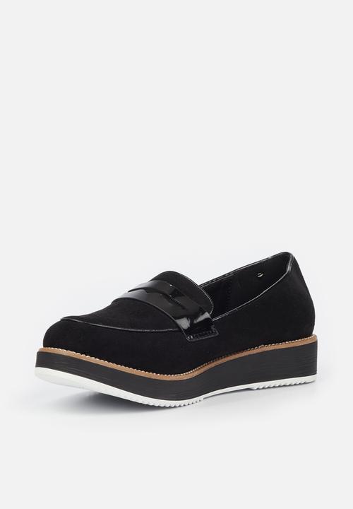Butterfly Feet - Azalea 4 flatform loafer - black