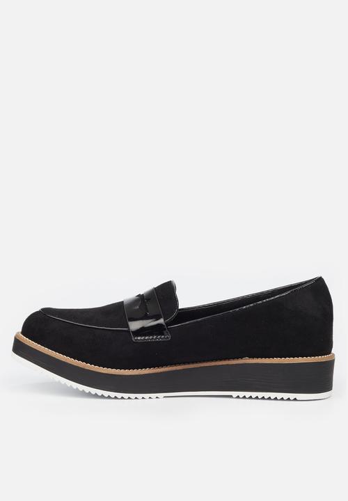 Butterfly Feet - Azalea 4 flatform loafer - black