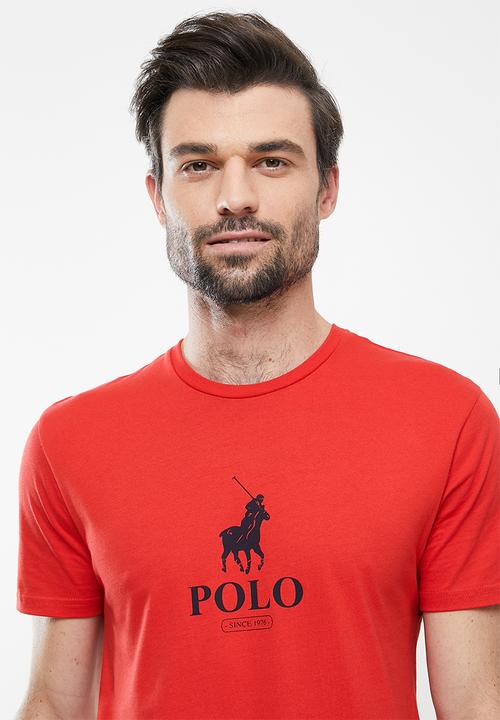 POLO - Men logo short sleeve tee - red