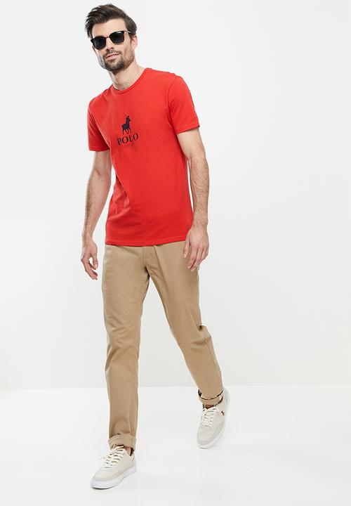 POLO - Men logo short sleeve tee - red