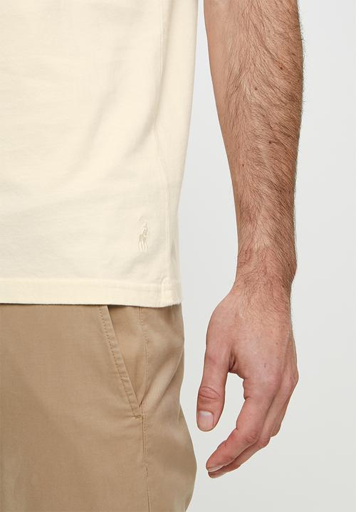 POLO - PJC Embossed short sleeve Tee - Stone