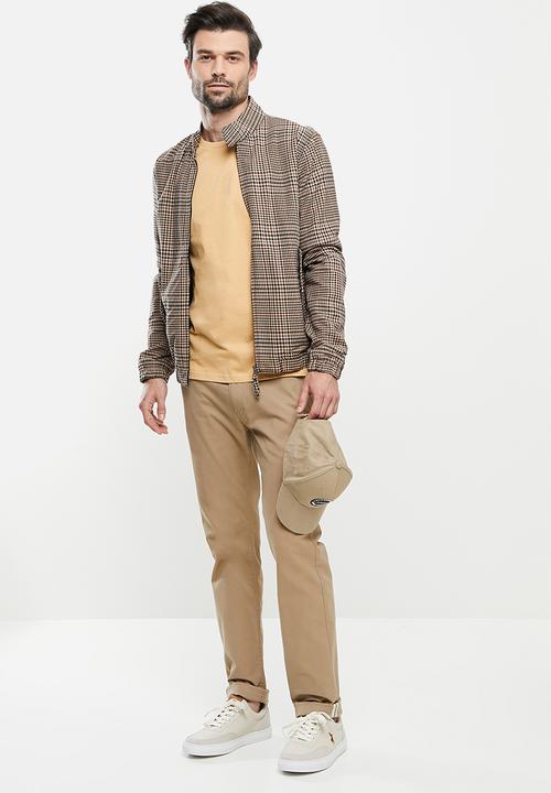 POLO - Plain long sleeve  Tee - Camel