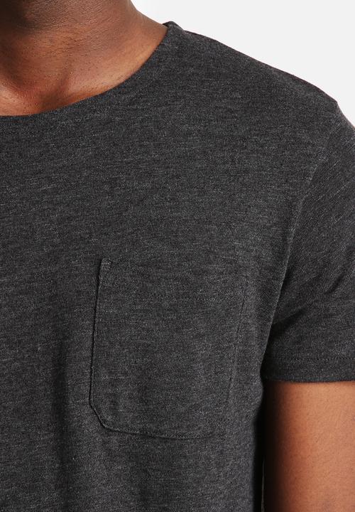 ADPT. - Long Tee Dark Grey Melange