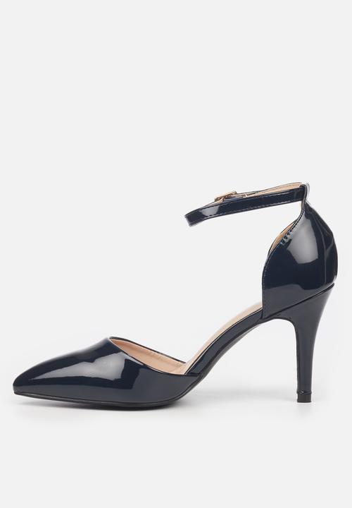 Butterfly Feet - Lexi 1 ankle strap heel - navy