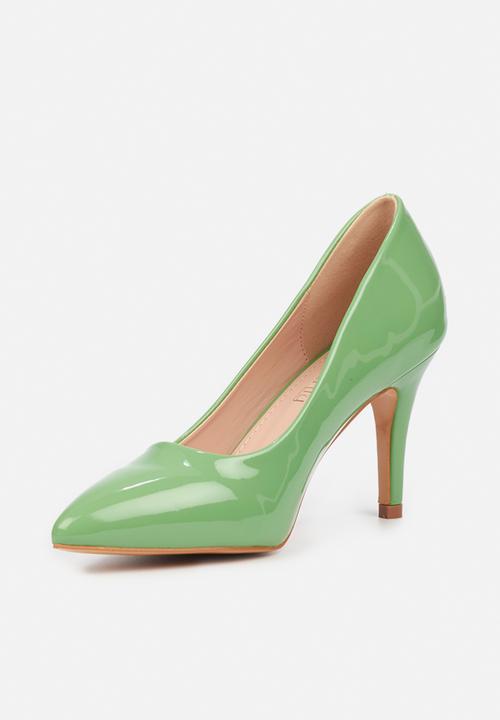 Butterfly Feet - Lexi 2 court heel - green
