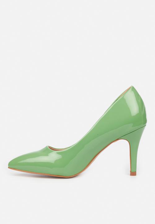 Butterfly Feet - Lexi 2 court heel - green