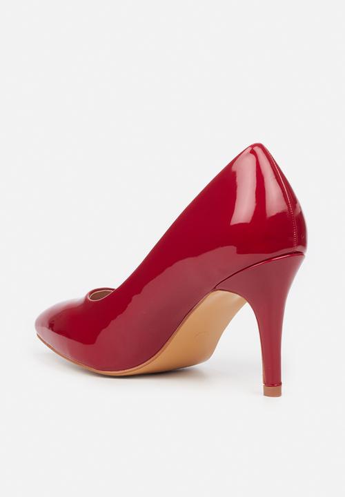 Butterfly Feet - Lexi 2 court heel - red