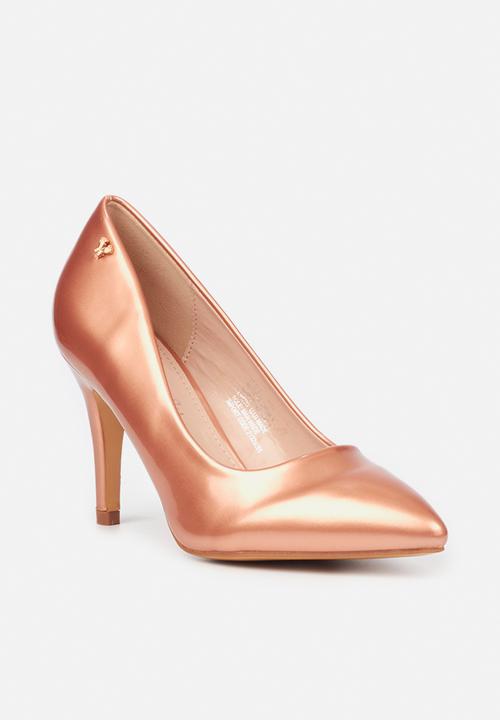 Butterfly Feet - Lexi 2 court heel - rose gold