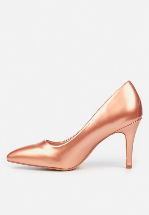 Butterfly Feet - Lexi 2 court heel - rose gold