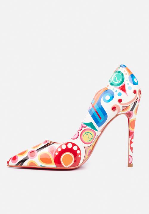 Miss Black - Lou16 court heel - multi