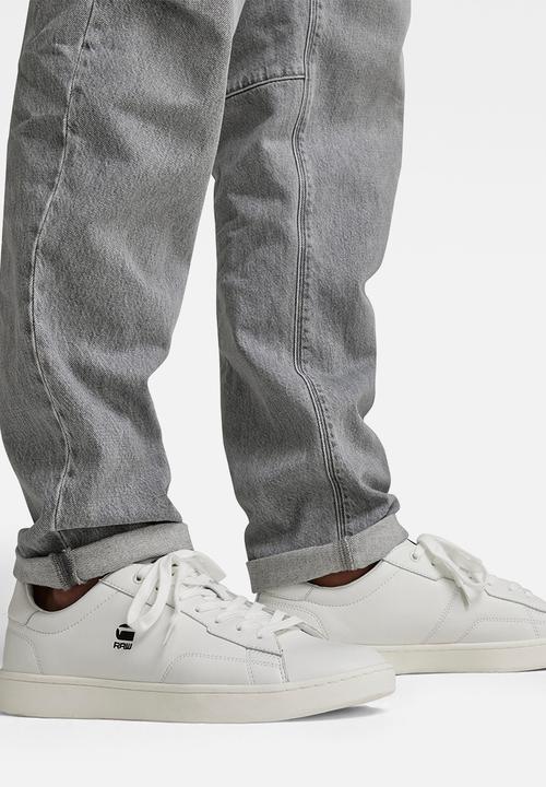 G-STAR - Grip 3d relaxed tapered - faded grey limestone