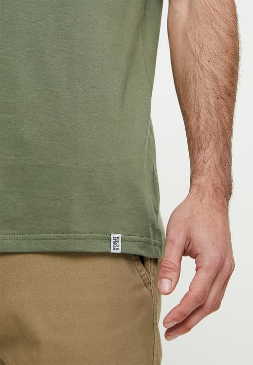Field & Stream - Walker short sleeve tee - dark olive green