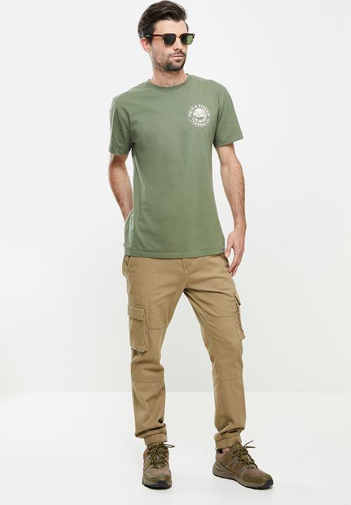Field & Stream - Walker short sleeve tee - dark olive green