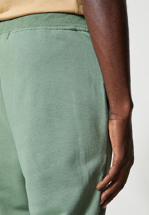 Superbalist - Regular fit knit cuffed lounge pants - fatigue