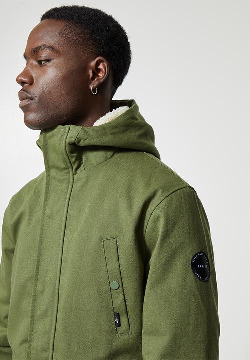 Superbalist - Storm padded parka - khaki green