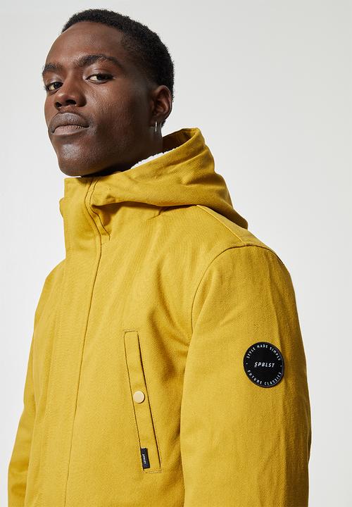 Superbalist - Storm padded parka - mustard yellow