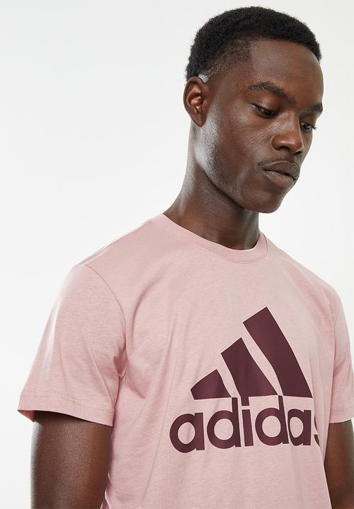adidas Performance - BOS big logo short sleeve Tee- Wonder Mauve