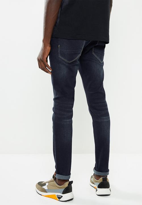 Alpha Industries - Quebec skinny jeans - dark blue