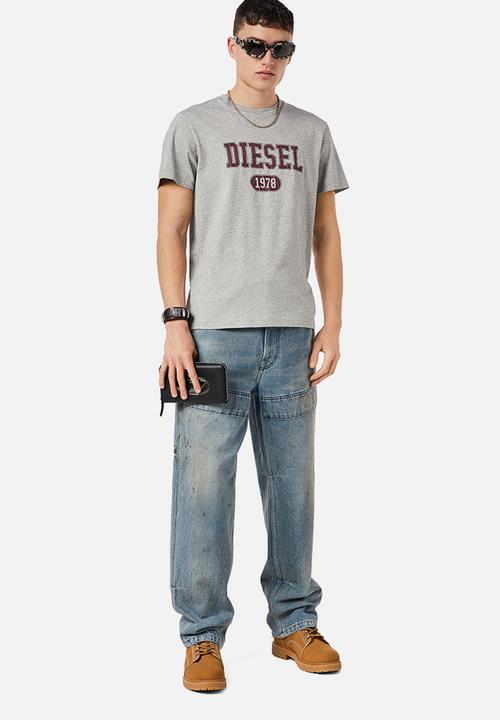 Diesel  - T-diegor-k46 short sleeve tee - grey melange