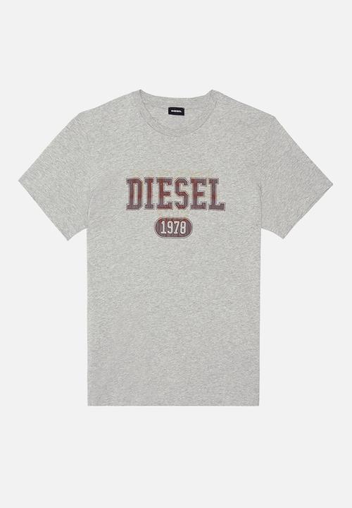 Diesel  - T-diegor-k46 short sleeve tee - grey melange
