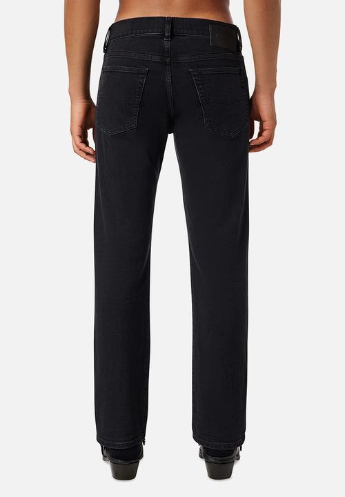 Diesel  - D-mihtry tapered jeans - black