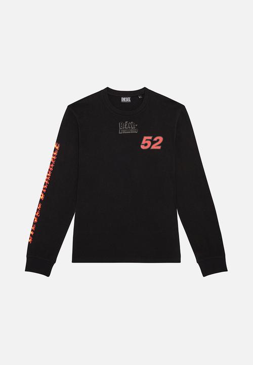 Diesel  - T-just-ls-c3 tee - black