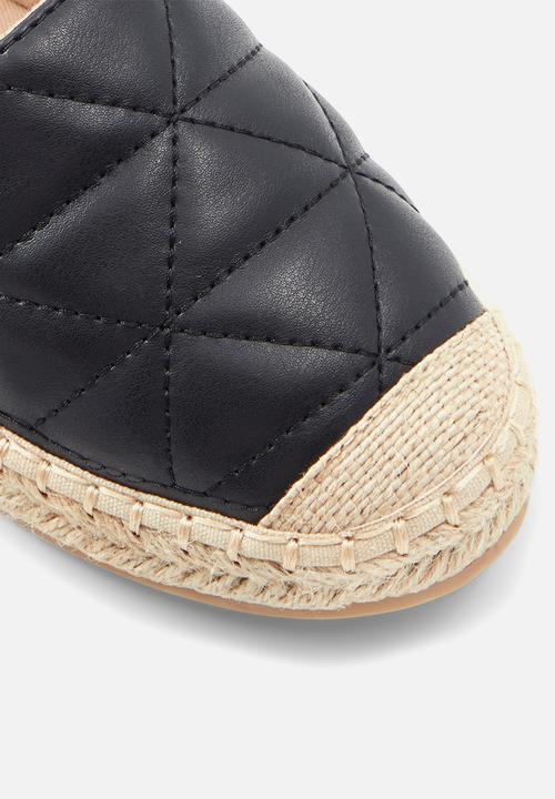 Call It Spring - Wildflower slip on - black