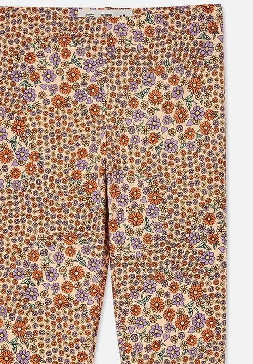Cotton On - Huggie tights - tropical orange/lennox floral