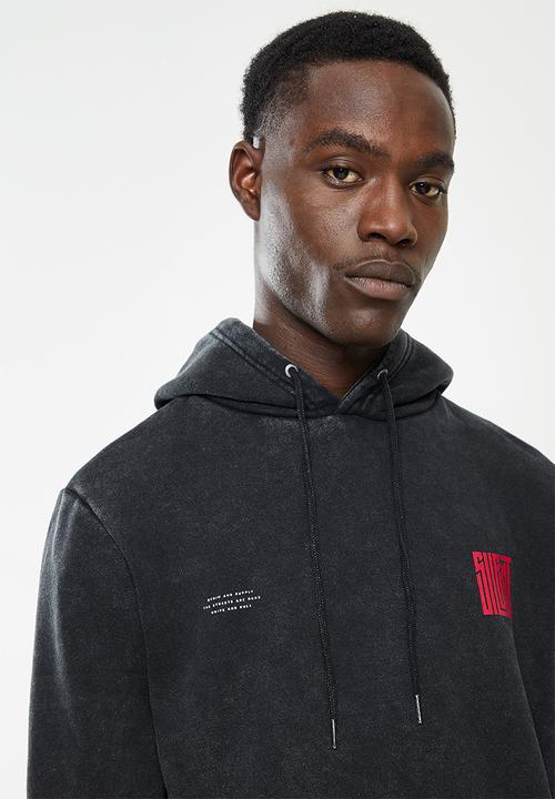 Silent Theory - Variance hoodie - washed black