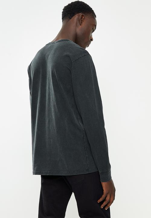 St. Goliath - Fade away long sleeve tee - washed black