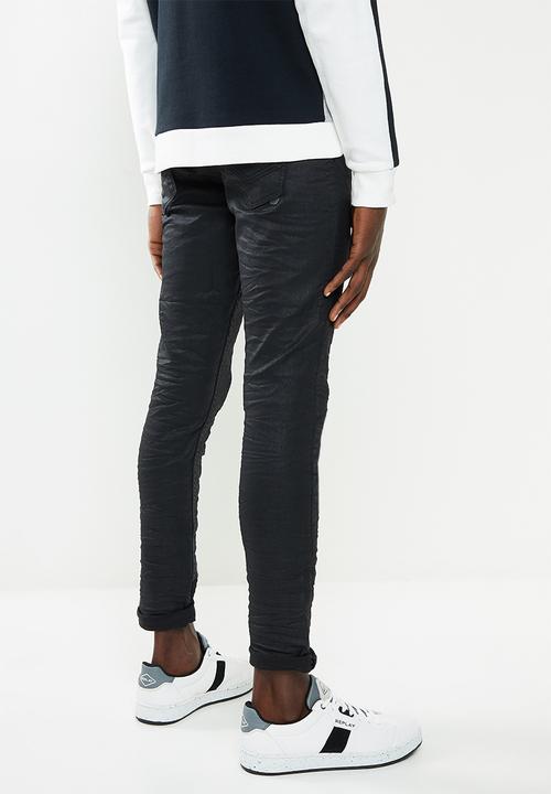 S.P.C.C - Black mamba feather fit  jeans  - black