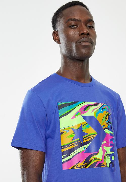 Converse - Suminagashi tee - cobalt
