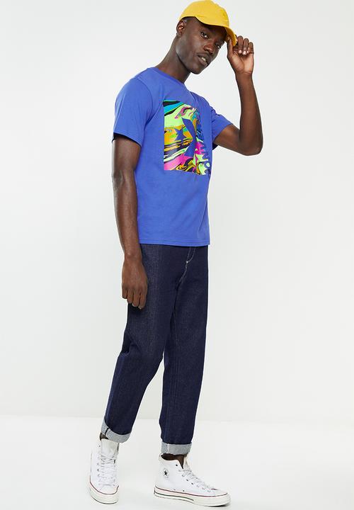 Converse - Suminagashi tee - cobalt
