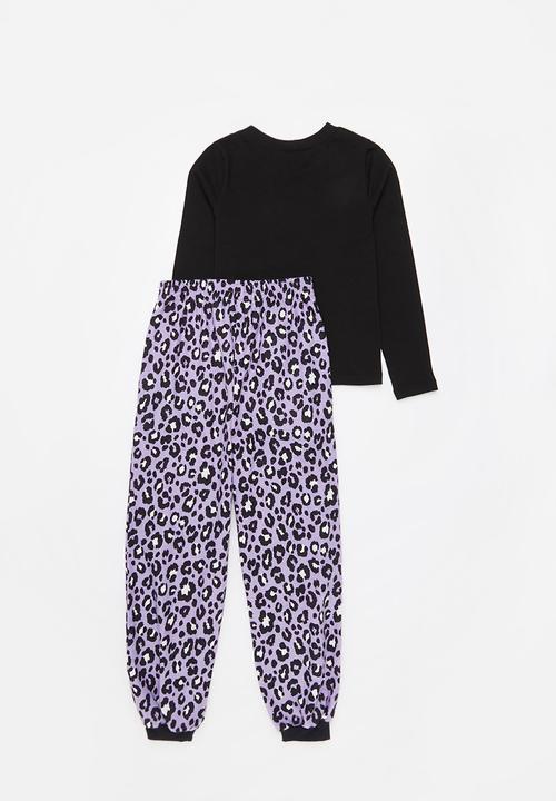 Superbalist - Flannel pj set - purple