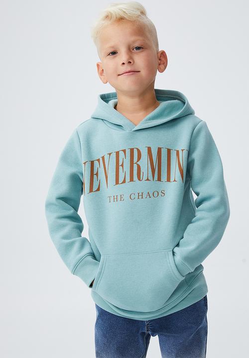 Cotton On - Milo hoodie - rusty aqua