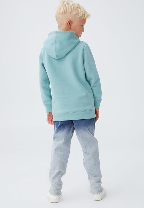 Cotton On - Milo hoodie - rusty aqua