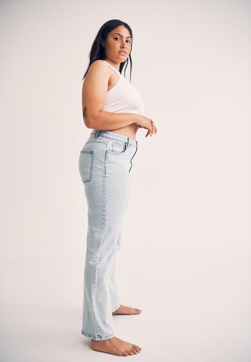 Cotton On - Curve original flare jean - roadknight blue