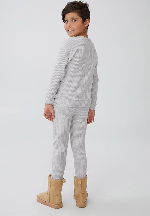 Cotton On - Christian long sleeve pyjama set - light grey marle